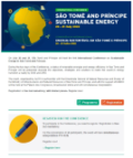 Newsletter Dedicada - Conferência Internacional de Energia Sustentável em São Tomé e Príncipe