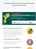 3ª Newsletter Dedicada - Conferência Empresarial Renováveis em Moçambique