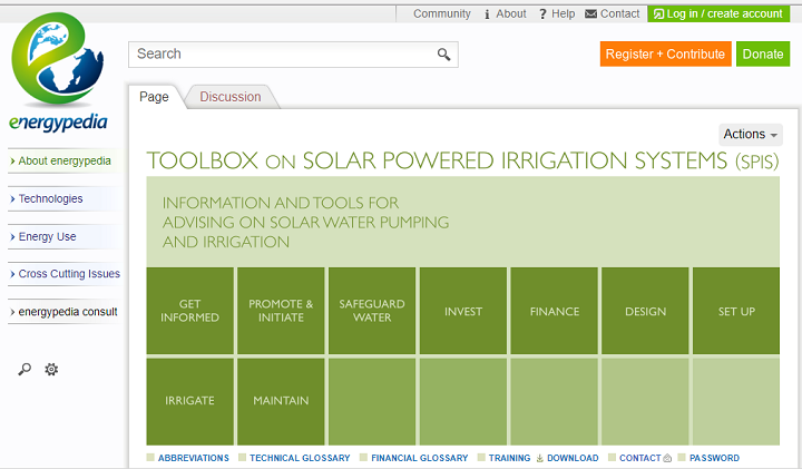 Toolbox on Solar Powered Irrigation System (SPIS) Launched 
