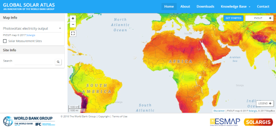 New World Bank Tool Helps Map Solar Potential