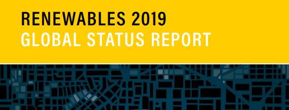 Novo Relatório Global do Ponto de Situação das Renováveis 2019
