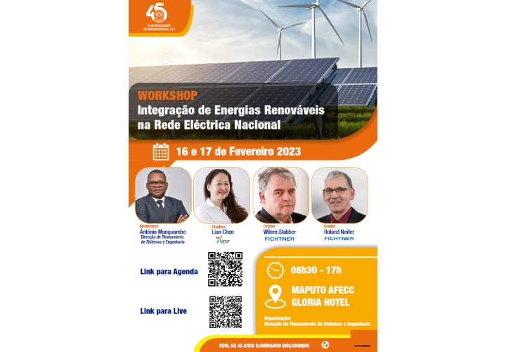 EDM apresenta estudo sobre implementação de projectos de centrais com recurso às energias renováveis, na rede eléctrica nacional