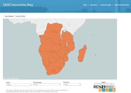 Já se encontra disponível o Mapa Interactivo da SADC