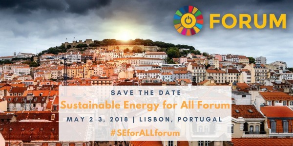 Fórum da Energia Sustentável para Todos 2018 realizar-se-á em Lisboa